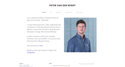 Desktop Screenshot of petervanderwindt.com